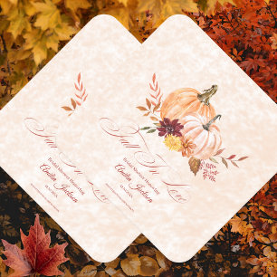 fall in love bridal shower bridal shower  square paper coaster