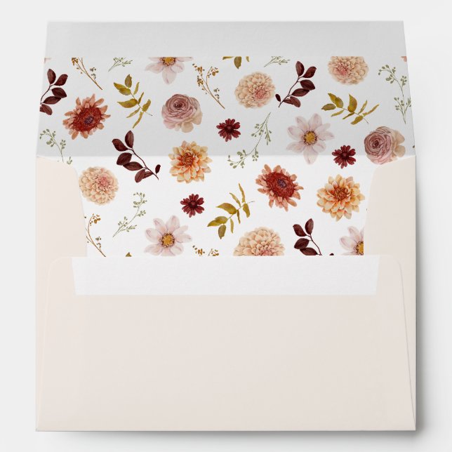 Fall in Love Bridal Shower Envelope (Back (Bottom))