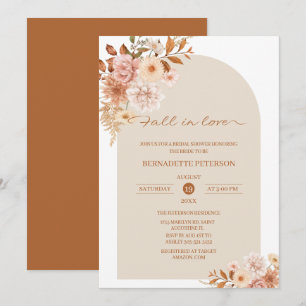 Fall in love Bridal Shower Invitation