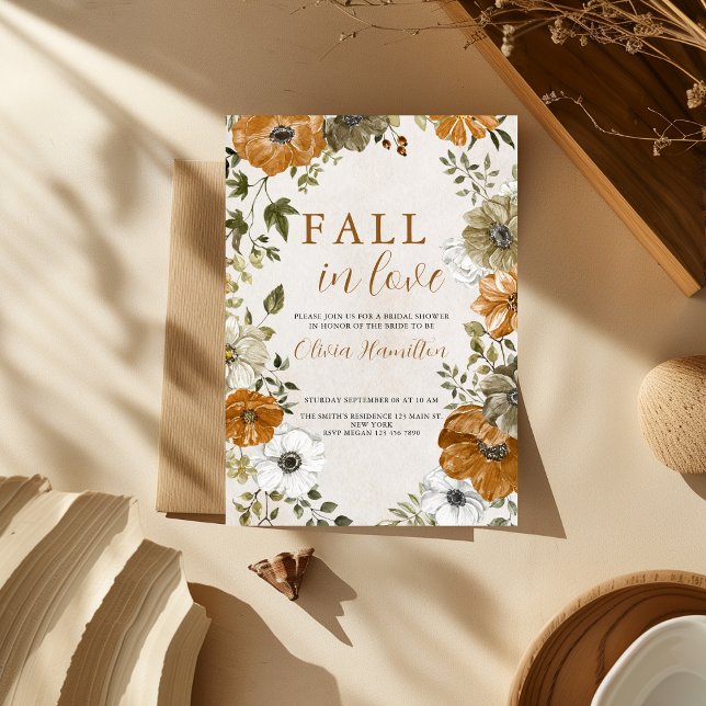 Fall in Love | Bridal Shower Invitation (Creator Uploaded)