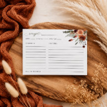 Fall in Love Bridal Shower - Recipe