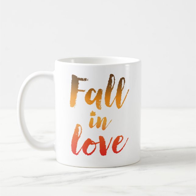 Fall in Love Coffee Mug (Left)
