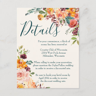 Fall in Love Enclosure Card