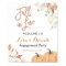 Fall in Love Engagement Party Welcome Sign