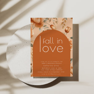 Fall in Love Engagement Shower Party Invite
