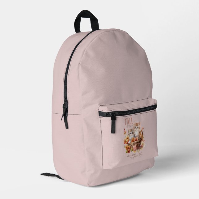 Fall In Love - Fall Backpack (Back Corner Left)