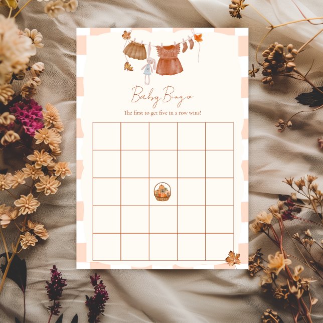 Fall in love Find the guest Baby Bingo Game Card (Creator Uploaded)