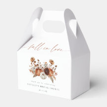 Fall in Love Floral Pumpkin Bridal Shower