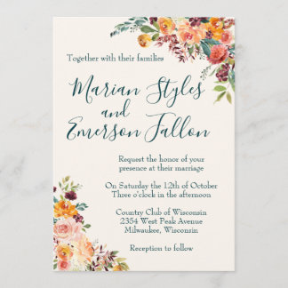 Fall in Love Invitation