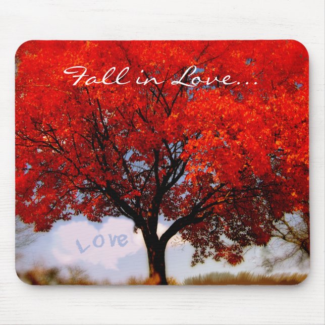 Fall in Love... Mouse Pad (Front)
