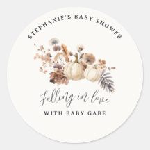 Fall In Love Pumpkin Baby Shower
