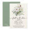 Fall in Love Pumpkin Greenery Bridal Shower Invite