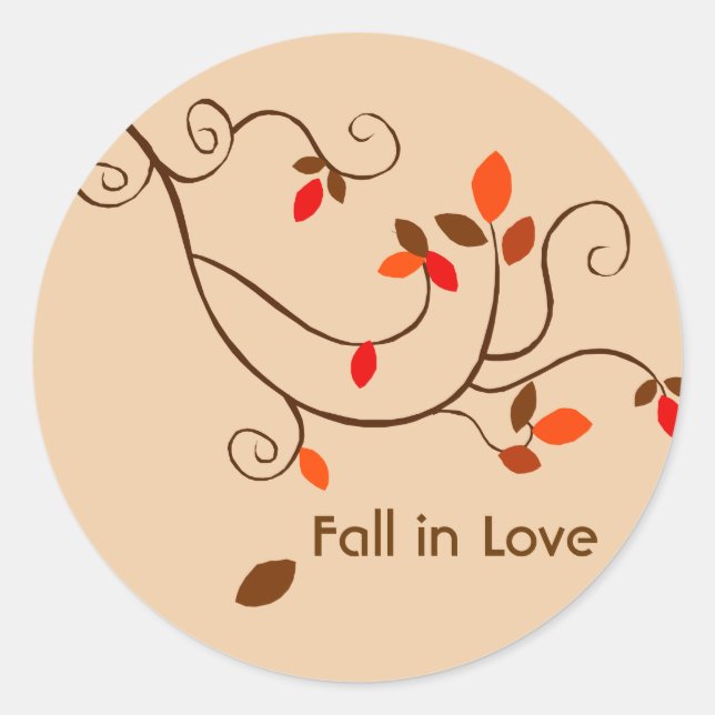 Fall in Love Sticker (Front)