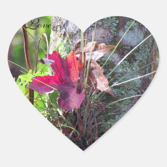 FALL in Love! Sticker (Front)