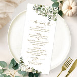 Fall in Love Sunflower Pumpkin Wedding Menu Cards<br><div class="desc">Create an elegant and timeless fall-themed wedding suite that effortlessly reflects your style with personalised details.</div>