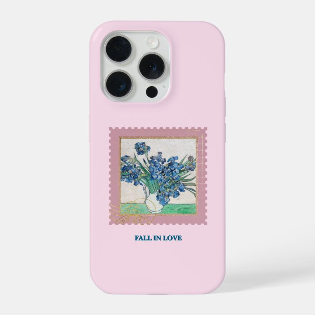 Fall in love Van Gogh qoute Phone Case (Back)