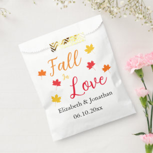 Fall In Love Wedding Favour Bag