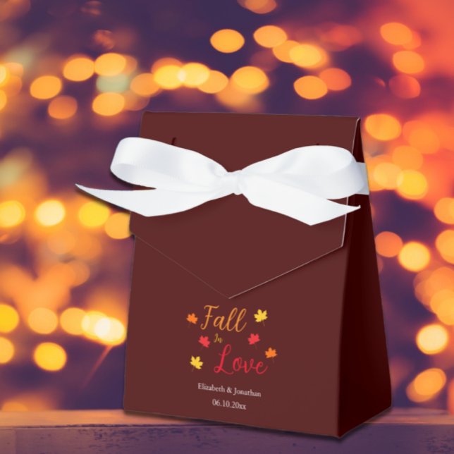 Fall In Love Wedding Favour Box (Creator Uploaded)