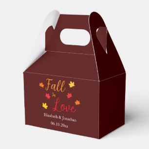 Fall In Love Wedding Favour Box