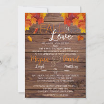 Fall In Love Wedding