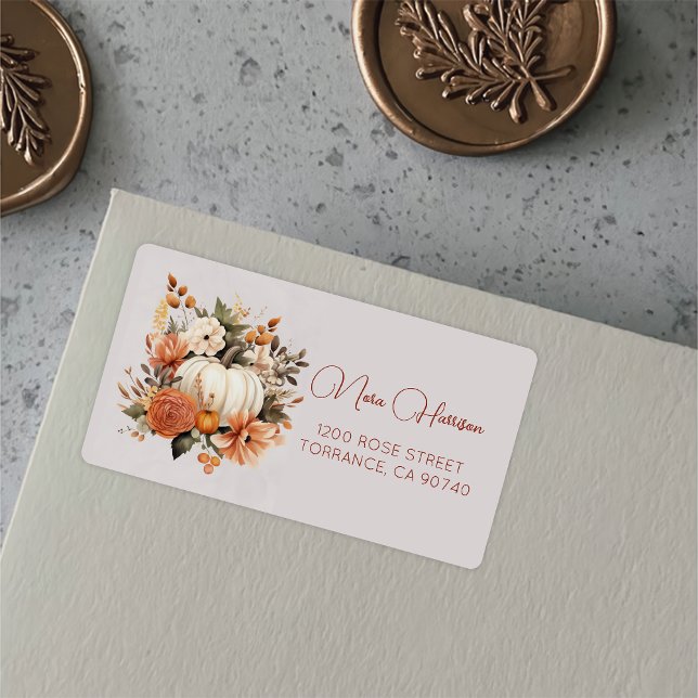 Fall In Love Wildflower Patter  Label (Creator Uploaded)