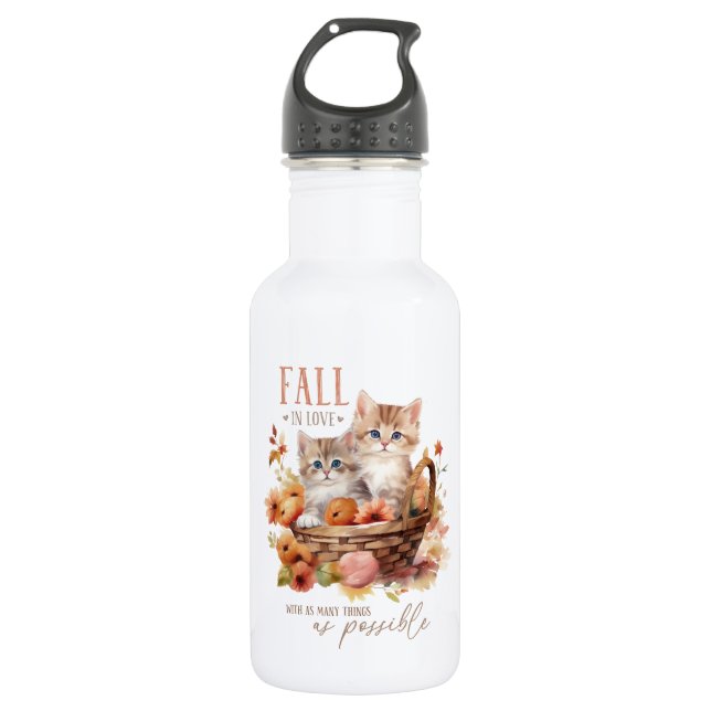 Fall In Love With As Many Things 532 Ml Water Bottle (Front)