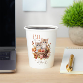 Fall In Love With As Many Things As Possible Paper Cups