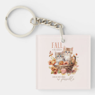 Fall In Love With As Many Things Key Ring