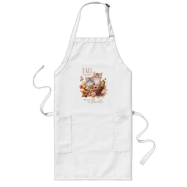 Fall In Love With As Many Things Long Apron (Front)