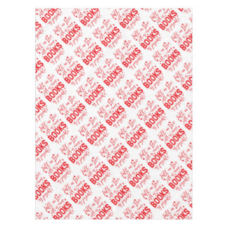 fall in love with books as possible tablecloth
