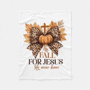 Fall In Love With Learning Autumn Pumpkin Teacher Fleece Blanket
