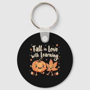 Fall In Love With Learning Autumn Thanksgiving _2 Key Ring