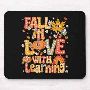 Fall In Love With Learning Autumn Thanksgiving Pum Mouse Pad