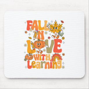 Fall In Love With Learning Autumn Thanksgiving Pum Mouse Pad
