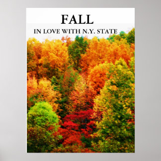 FALL, IN LOVE WITH N.Y. STATE print