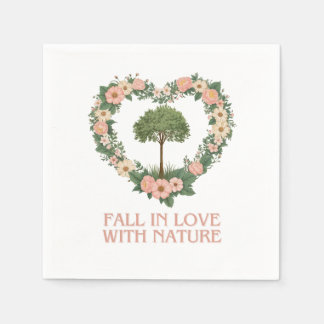 Fall in Love with Nature Napkin