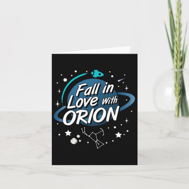 Fall In Love With Orion Constellation Astrology No Card (Front)