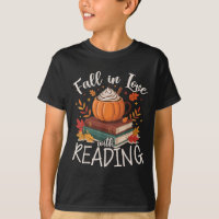 Fall In Love With Reading Autumn Librarian Cute Bo