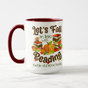 Fall in Love With Reading Dustin Stevens Books Mug