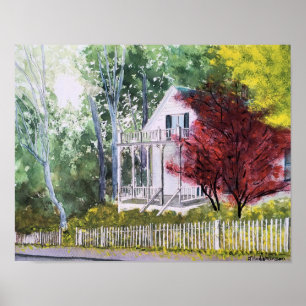 FALL IN NEVADA CITY POSTER