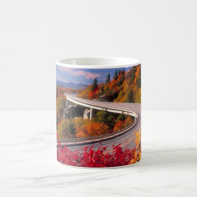 Fall in North Caroline Blue Ridge Parkway mug (Center)