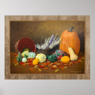 Fall “In Season” Fine Art Still Life Poster