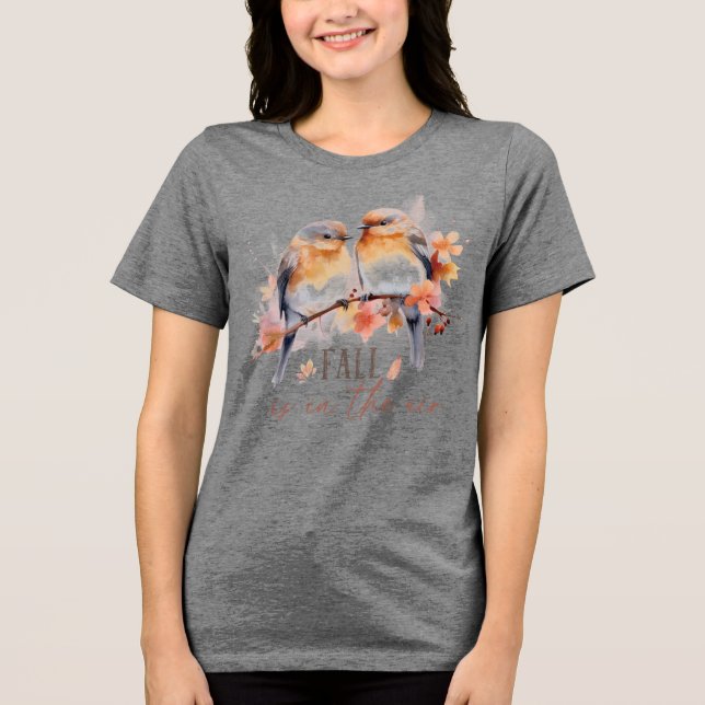 Fall In the Air  Tri-Blend Shirt (Front)