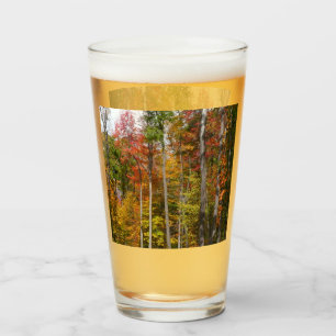 Fall in the Forest Colourful Autumn Photography Glass
