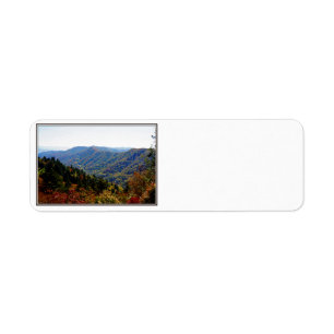 Fall in the Smokys Return Address Label