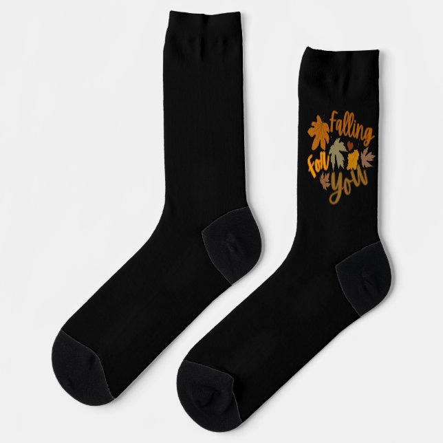 Fall(-ing) For You Socks (Left)
