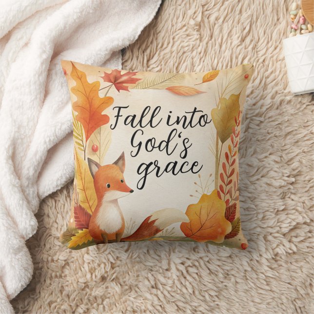 Fall Into God's Grace Cushion (Blanket)