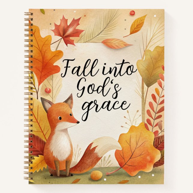 Fall Into God's Grace Notebook (Front)