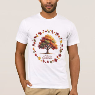 Fall into Gratitude Autumn Tree T-Shirt