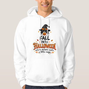 Fall Into Halloween Witch Hoodie - Men Women Kids